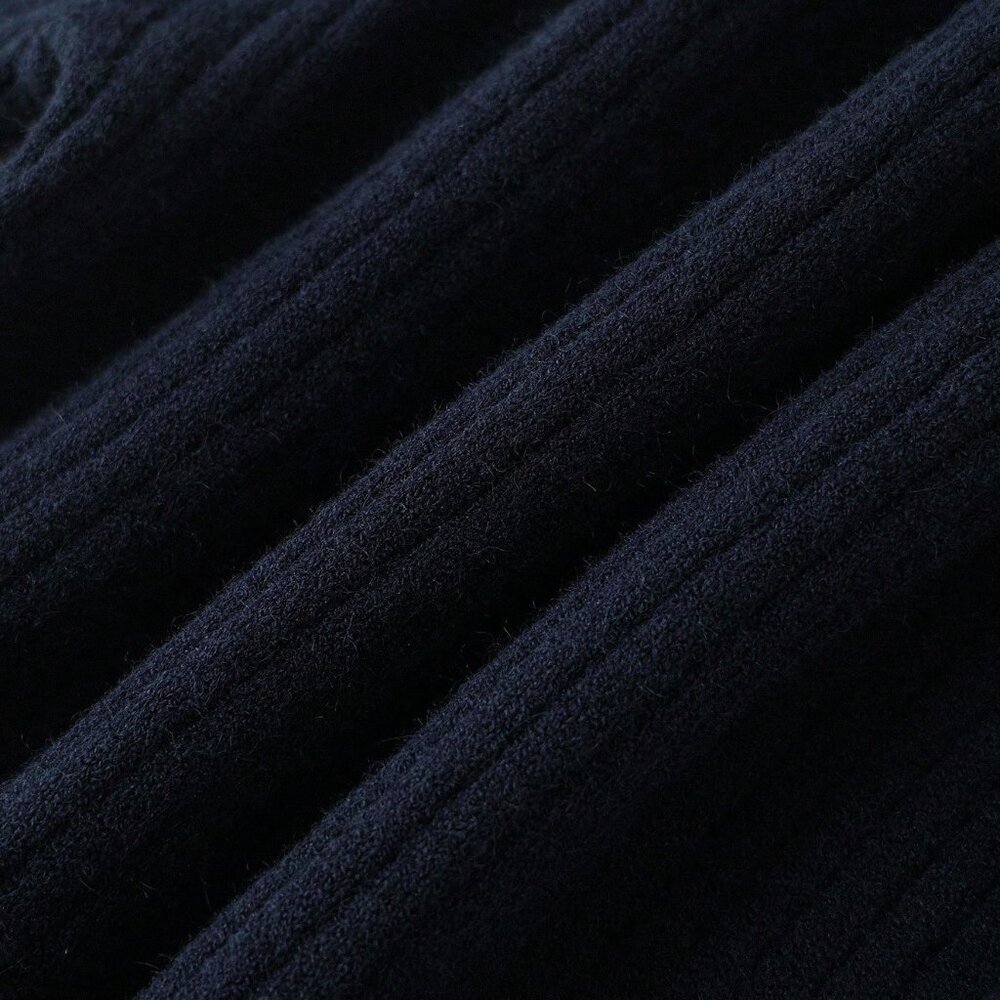 Royal Blue Casual Women's Elegant Ruffle Hem Flare Sleeve Sweater - Picture 6 of 6